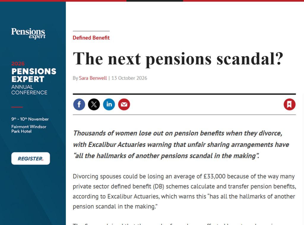 Pensions Expert Pension Scandal
